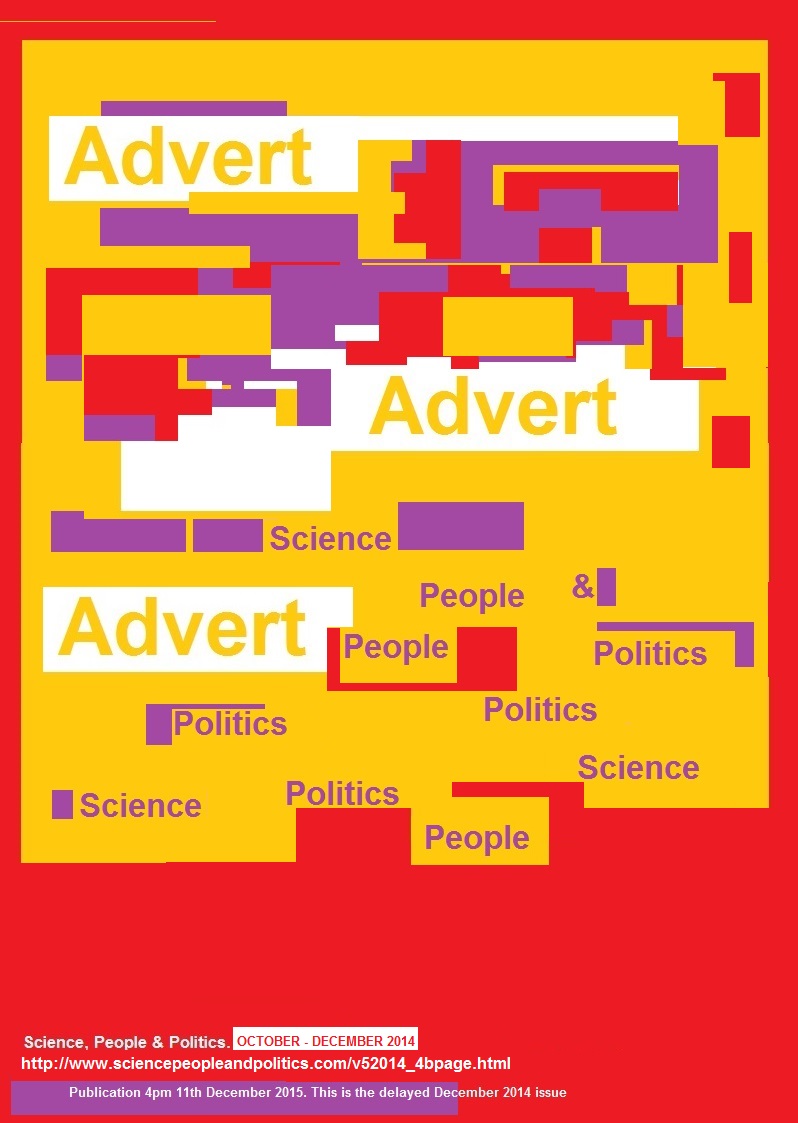 Science, People & Politics, Issue 4, 2014