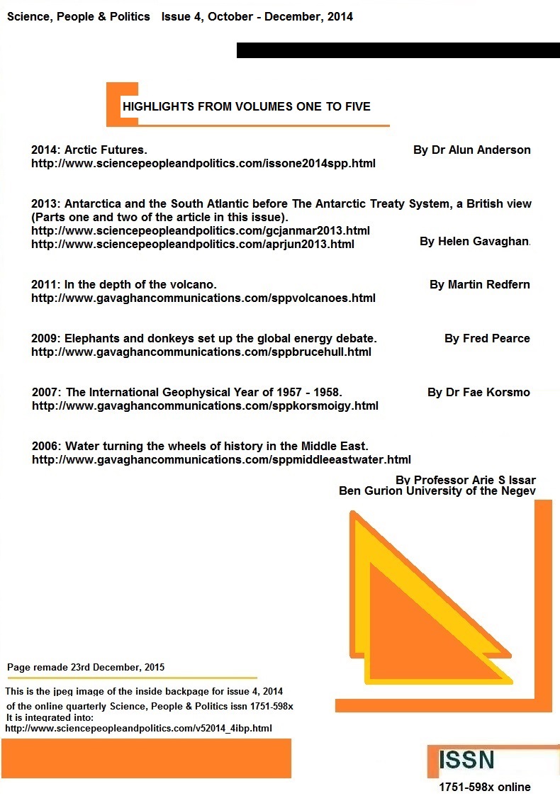 Science, People & Politics, Issue 4, 2014